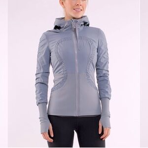 Lululemon Dance Studio Reversible Hooded Jacket Light Purple size 8